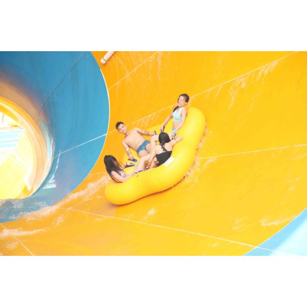 Fiberglass Custom Water Slides with 720 Riders Per Hour Capacity and 14.6m Platform Height for Water Parks