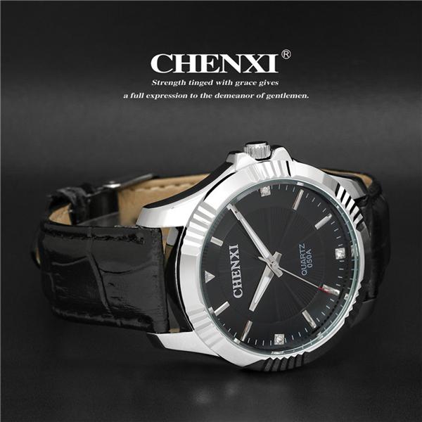 L050A10 Stainless Steel Watches Men Fashion Vogue Ladies Wach Mens Watches Western Watches Genuine Leather Watch