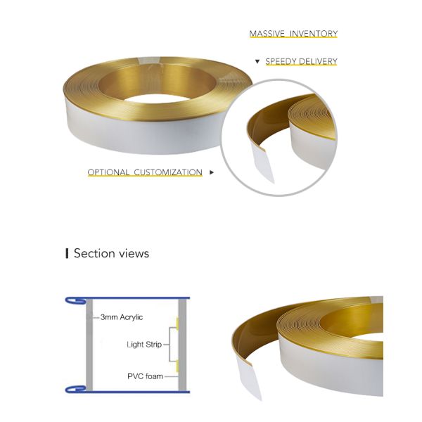 Погодостойкая алюминиевая крышка 6.8cm отделки почистила установку щеткой алюминиевой катушки легкую