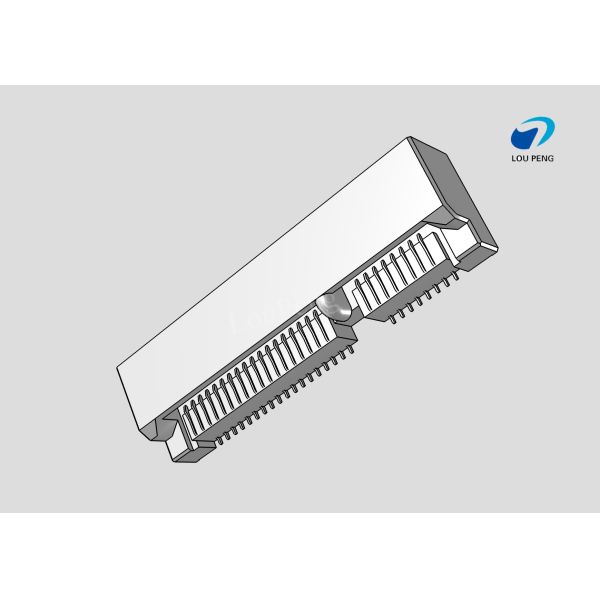 Mini PCI Express & mSATA, Board-to-Board, 52 Position, .8mm [.031in] Centerline, Stack Height 5.2 mm [.205 in], Gold