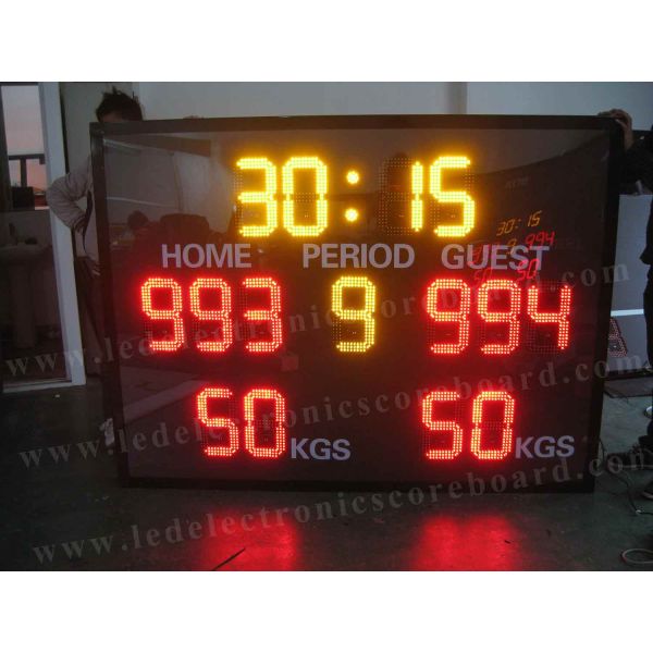 Часы счета 12 дюймов 300мм Врестлинг Врестлинг видимость табло высокая