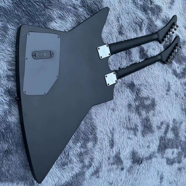 Custom Guitar Order, James Hetfield’s ESP MX250 Double Neck 6+6 Strings Electric Guitar in Matte Finishing