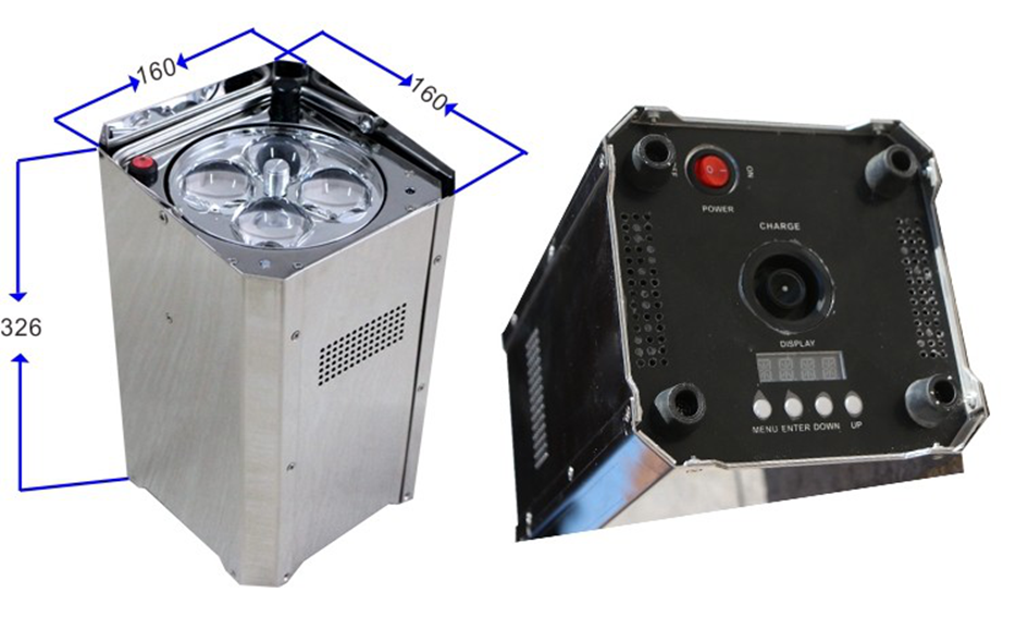 Wireless Battery Powered 4-in-1 LED Light for Wedding