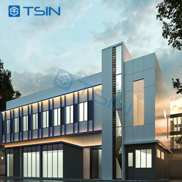 Portal Frame Prefabricated Steel Frame Building Custom Insulation