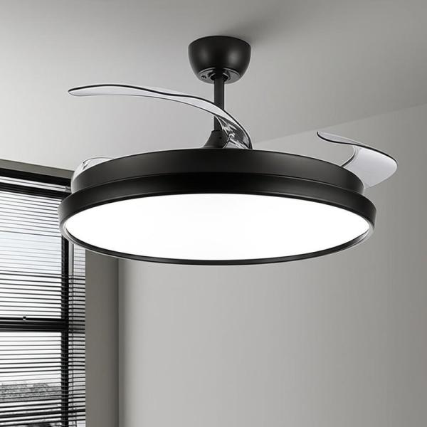 Fabricación de ventiladores de techo modernos de 70W con lámparas LED