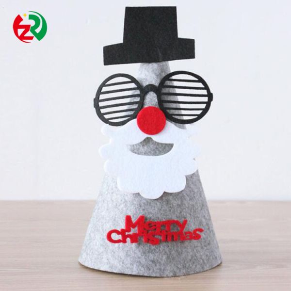 Felt Handmade Christmas Hat Mini Christmas Ornaments For Decoration