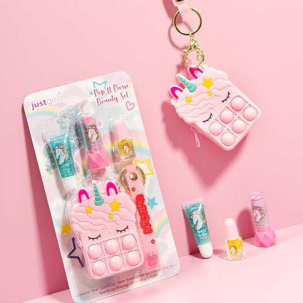 Sparkle And Play Kids Makeup Kit Portable Travel Friendly Non Toxic
