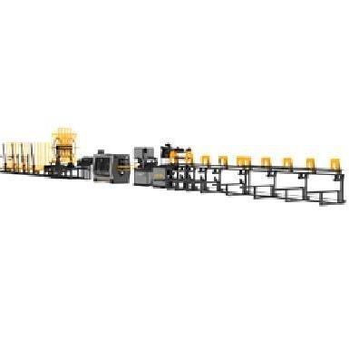 linha automática de aço Siemens de Truss Girder Welding do soldador da resistência do fardo do Rebar de 12m