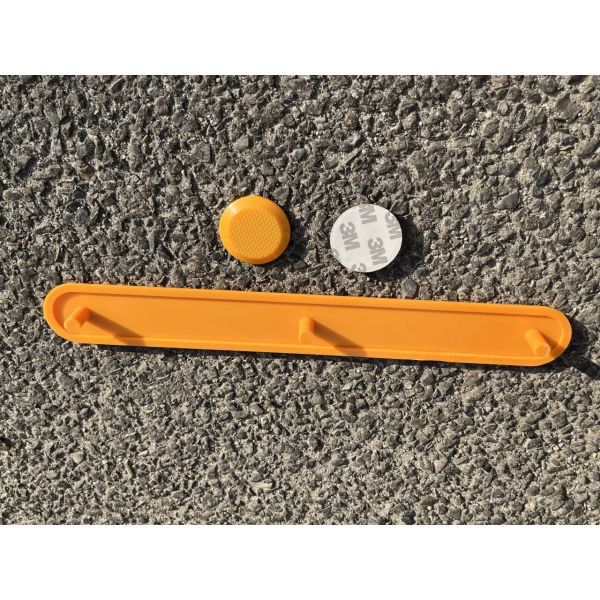 TPU / PVC / ABS Tactile Indicator Tactile Warning Strip And Stud Road Safety Tactile Indicator Studs Blind Warning Plastic Tactile Strip Tile With Led and Self Adhesive Back