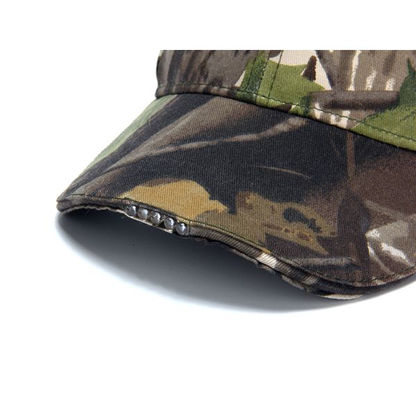 Hip Hop Lighted Baseball Caps , Party Jogging Black Led Baseball Cap Cotton