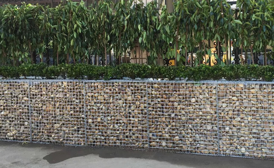 100 x 100mm Q195 гальванизировали сваренную клетку Gabion