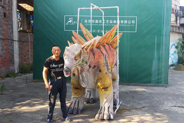 Manual Operation Dinosaur Costume Adults Realistic With Wear Resistance
