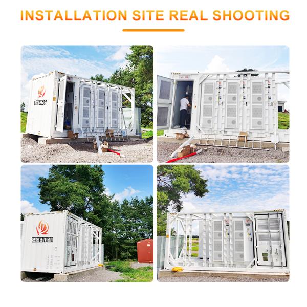 20ft Containerized Battery Storage System 860kWh 400kW Industrial