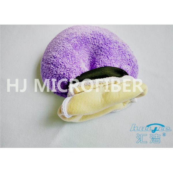 Перчатка чистки автомобиля Microfiber ватки плюша/перчатка 100% Microfibre супер Handmade