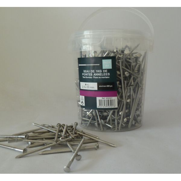 Oval Head Annular Ring Shank Nails