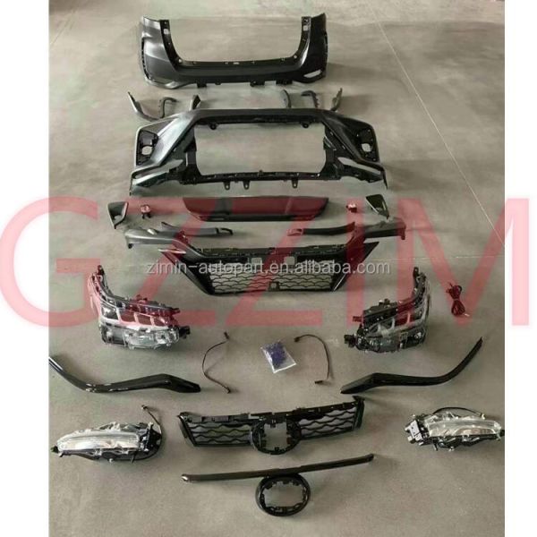 Toyota Fortuner 2020 Пластиковый передний задний бампер решетка лампа корпус комплекты