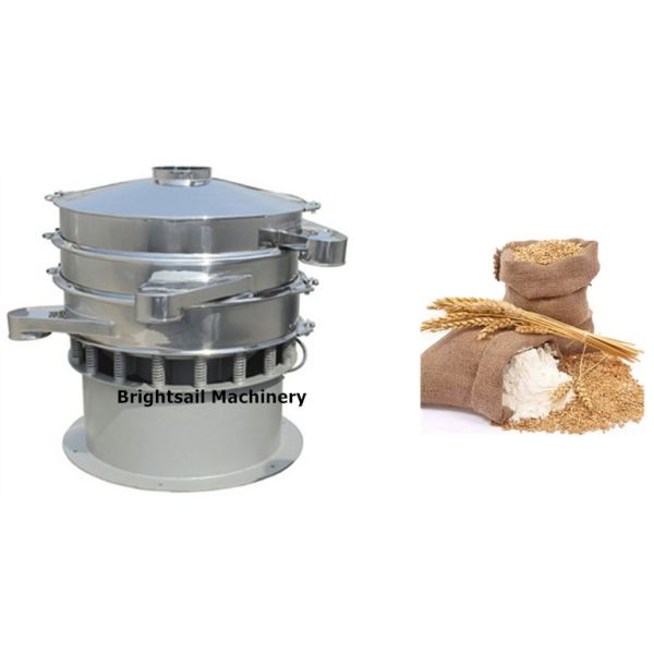 Промышленная машина 1000kg/H просевателя порошка вибрируя экрана