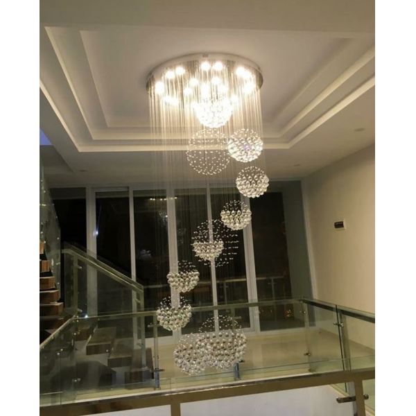 Modern Lustre Crystal Ball Design Chandelier Large Crystal Ball Chandelier(WH-NC-20)
