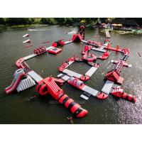 grand parc aquatique gonflable extérieur de parc aquatique de souffle de PVC de 0.9mm Commercia