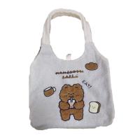 Um saco feito sob encomenda enchido de compra Harajuku japonês do luxuoso da trouxa do urso do ombro