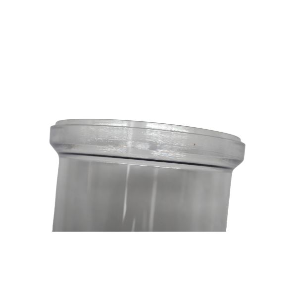 Sanitation & Sweeper-Scrubber Truck Clip-on Water Filter Cup, Clear Plastic, Leak-Proof, Water Filter Cartridge Protection, Durable, High-Seal Accessory for Sprinkler & Sweeper Trucks