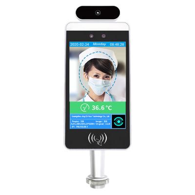 Non Contact 8 inch Android Infrared AI Face Recognition Thermometer Detection Device