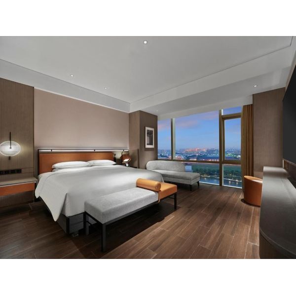 Leisous Hotel Various Room Bedroom Sets Loose Furniture + Fixed Furniture Full Upholstery