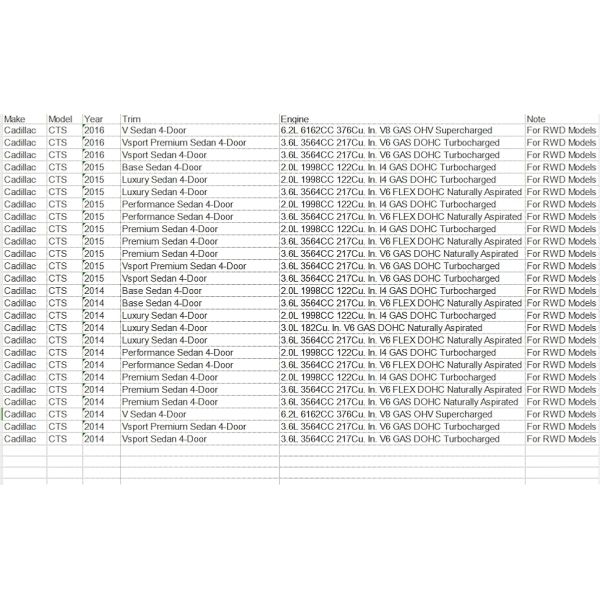2014-2019 for Cadillac CTS Rear Differential Assembly Compatible with 84110752 23150302 52700115 Hilux Model Clutch Assembly