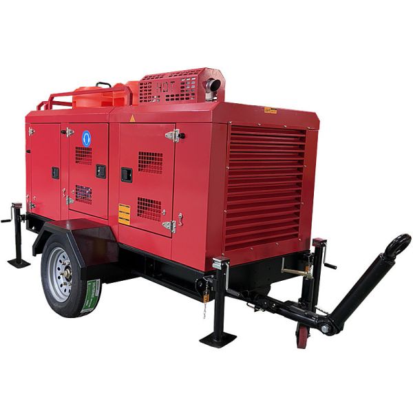 Sewage Water Pump High Flow Centrifugal Pump Flood Discharge Portable Diesel Powered Water Pumps