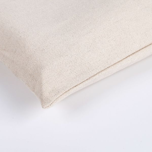 Customized Color Plain White Cotton Canvas Reusable Shopping Tote Bag for School Life