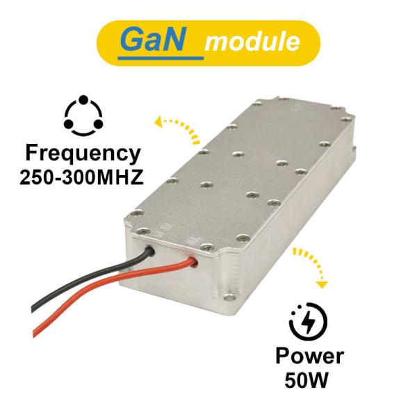 Amplificateur de puissance RF de 50 W GaN 250-300 MHz pour les systèmes anti-drones