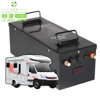 OEM Bateria 12V 24V 48V Lifepo4 100AH 200AH Bateria solar de lítio para RV Car