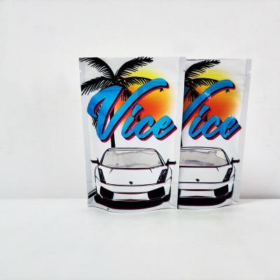 Irregular Window Standing Pouch for 10 Color Transparent Aluminum Foil Mylar Bag Customized Size Snack Sugar Food Packaging