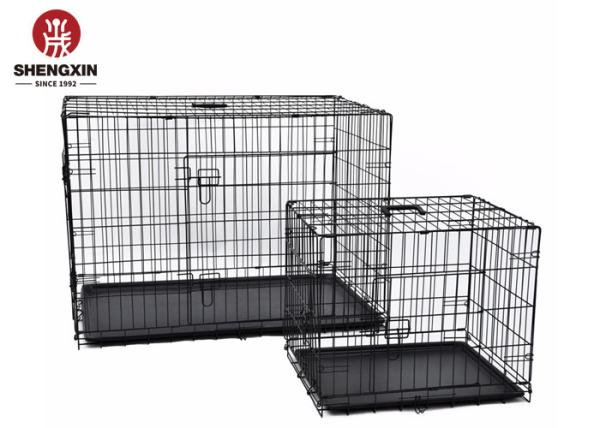 Various Sizes Folded 36 Inch Metal Dog Cage Puppy Dog Cage With Lock