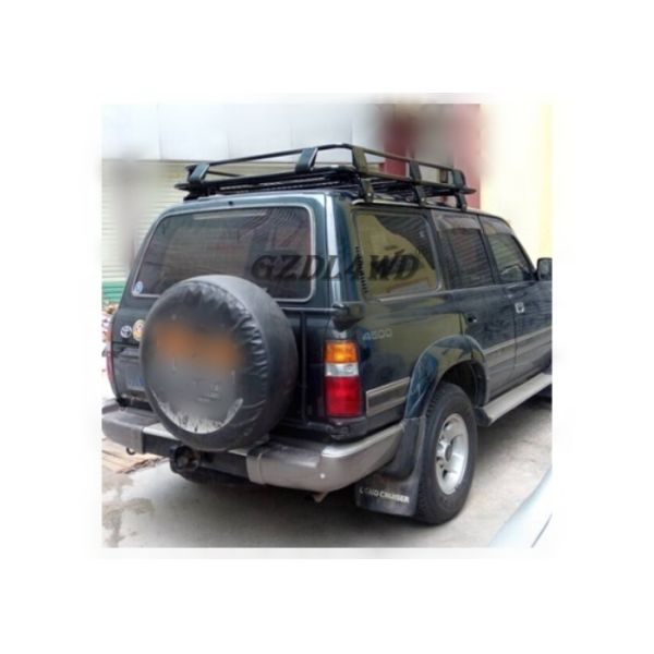 материал всеобщих корзин груза шкафа крыши 4С4 стальной на крейсер земли Тойота 80 серий