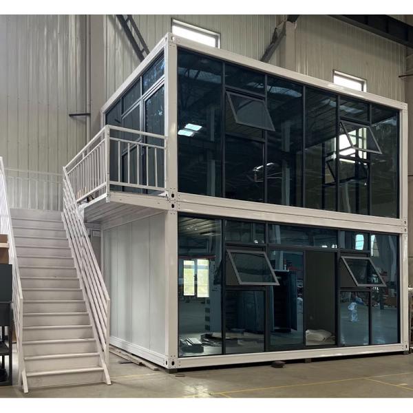 Maison de conteneurs expandable de 40 pieds, maison de conteneurs préfabriquée.