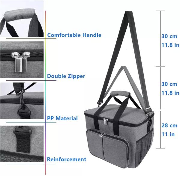 Promotional Insulated Cooler Bags Purse For Cakes Meal Small Polyester Picnic