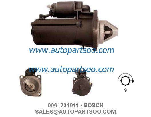 0001231030 0001368056 - мотор стартера 24V BOSCH 4KW 11T MOTORES DE ARRANQUE