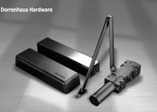180 Degree Automatic Fire Door Closers Cast Steel Body Weight Suitable 20 - 150kg