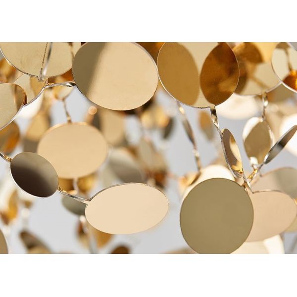 Modern Hotel Project Customized Decorative High Ceiling Luxury Stainless Steel Ceiling Lamp