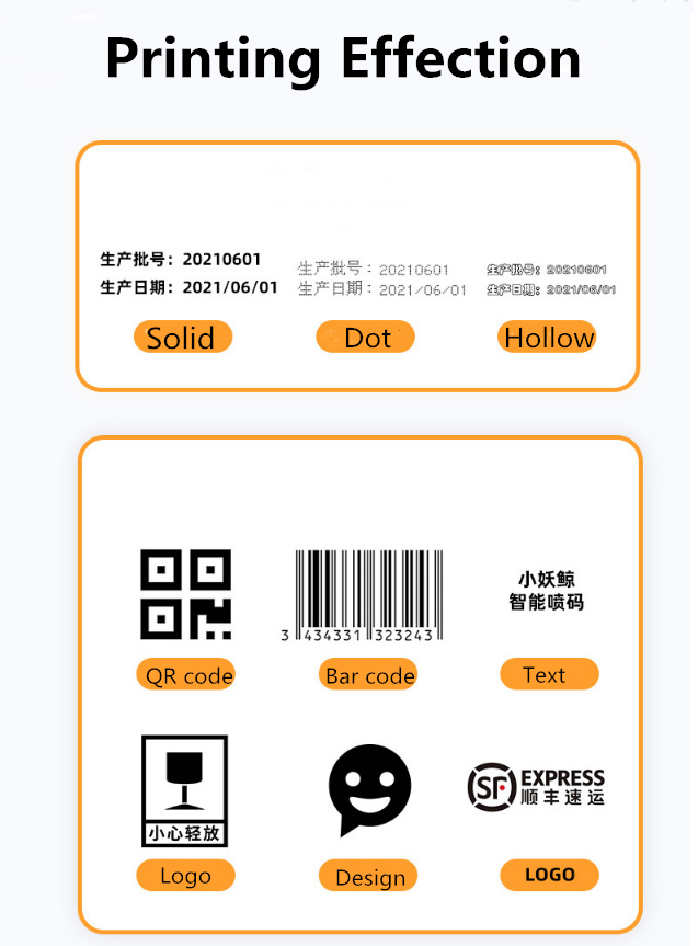 Mini 130 Portable Handheld Thermal Tij Inkjet Coder for Paper Plastic Wood Metal Glass