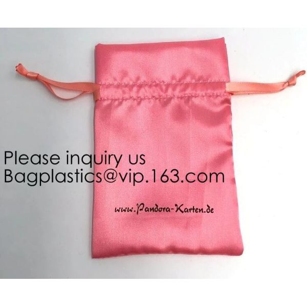 Gift Wedding Satin Favor Bags,Luxury Satin gift Drawstring Bags,Drawstring Bag For Ring,Cosmetic Bag , Make Up Bag pack