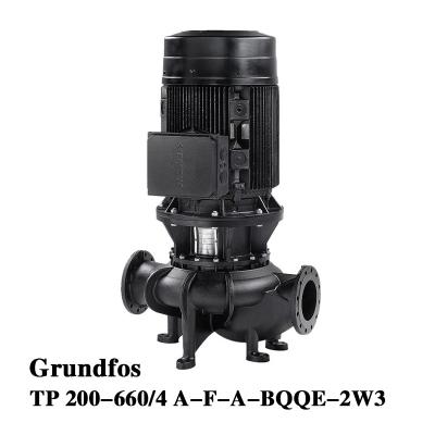 Grundfos TP 200-660/4 Pompes à propulsion centrifugeuses verticales en ligne électriques standard à étage unique pour le transfert d'eau
