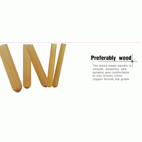 Printing Flower On Travel Makeup Brush Set Aluminum Ferrule Attractive Packaging