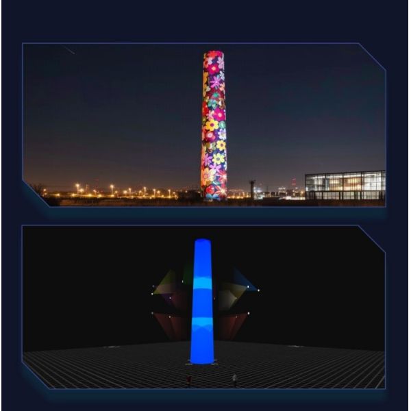 Flyin A1 4K Edge Fusion Dome 3D Mapping Large Venue Projection System Immersive Room