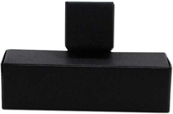 Black Kraft Essential Oil Small Gift Cardboard Cosmetic Perfume Bottle Wrapping Reusable Packaging Cosmetics Paper Box