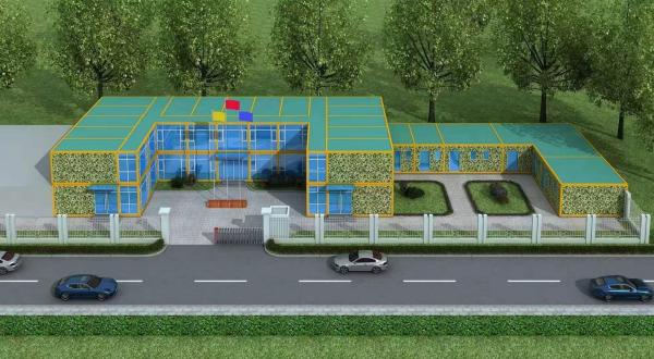 2023 Casa de contêiner dobrável com projeto pré-fabricado expansível