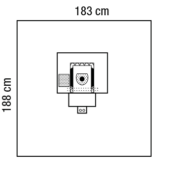 10.SBPP PE SMS SMMS SMMMS Disposable Surgical Drapes For Ophthalmology
