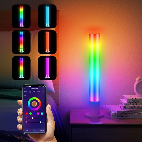 Design Cool Led Mood Light Tuya Wifi Control Dimming Led Table Lamp with RGB White