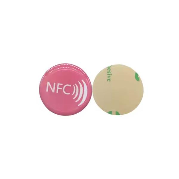 Waterproof NFC Epoxy Tag Customized QR Code RFID Cell Phone Key Fob Sticker